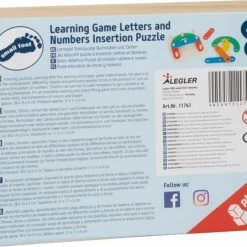 Small Foot Company Small Foot - Learning Game Letters And Numbers Insertion Puzzle 26 Small Foot Company Small Foot - Learning Game Letters And Numbers Insertion Puzzle -Duurzamer-speelgoed Winkel 550x447 1