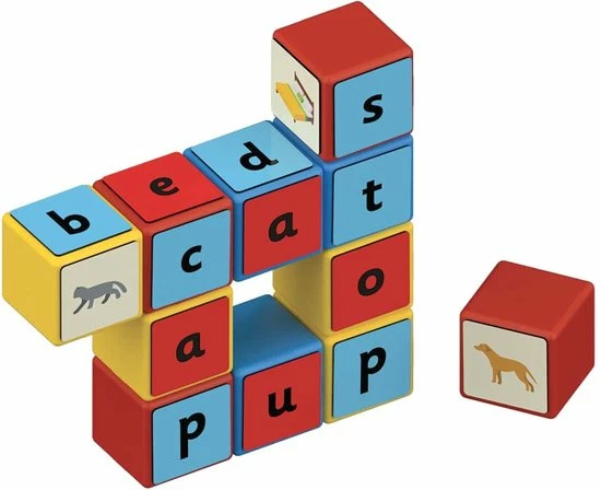 Geomag Magicube Recycled Mijn Eerste 100 Woorden Set - 79-delig 14 Geomag Magicube Recycled Mijn Eerste 100 Woorden Set - 79-delig - Afbeelding 14