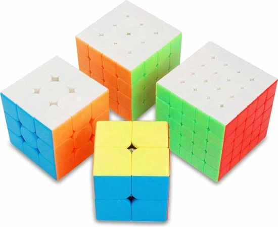 Puzzelkubus ? 2x2, 3x3, 4x4, 5x5 - Extra 3x3 Puzzelkubus - Rubiks Cube - MoYu Speed Cube - Gratis 5x Cubestands - Complete Set 6 Puzzelkubus ? 2x2, 3x3, 4x4, 5x5 - Extra 3x3 Puzzelkubus - Rubiks Cube - MoYu Speed Cube - Gratis 5x Cubestands - Complete Set - Afbeelding 6