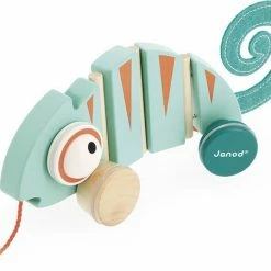 Janod Tropik - Trekfiguur Kameleon -Duurzamer-speelgoed Winkel 550x451 9
