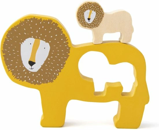 Trixie Houten Babypuzzel | Mr. Lion | Baby Puzzle | Speelgoed 2 Trixie Houten Babypuzzel | Mr. Lion | Baby Puzzle | Speelgoed - Afbeelding 2
