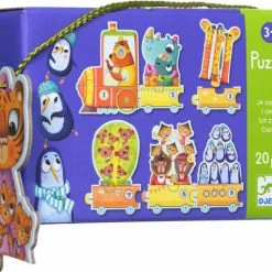 Djeco - Puzzel Trein - Ik Tel - 20 Stukjes -Duurzamer-speelgoed Winkel 550x456