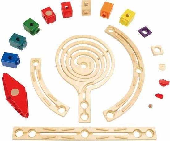 Hape Quadrilla Xcellerator - Houten Knikkerbaan 5 Hape Quadrilla Xcellerator - Houten Knikkerbaan - Afbeelding 5