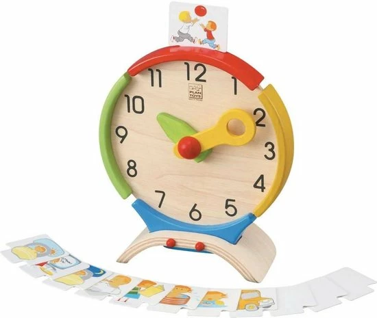 Plantoys Plan Toys Activiteiten Klok Multi Colour 1 Plantoys Plan Toys Activiteiten Klok Multi Colour