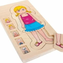 Small Foot Company Small Foot - Layer Puzzle Anatomy Girl