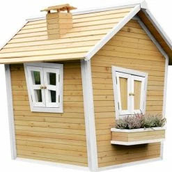 AXI Alice Speelhuis In Bruin/Wit - FSC Hout - Speelhuisje Voor De Tuin / Buiten - Tuinhuisje Voor Kinderen - 10 Jaar Garantie! -Duurzamer-speelgoed Winkel 550x467 1