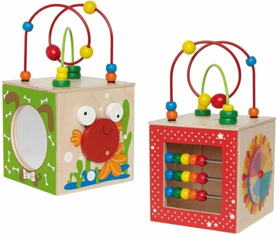 Hape Speelkubus Met Kralenspiraal 7 Hape Speelkubus Met Kralenspiraal - Afbeelding 7
