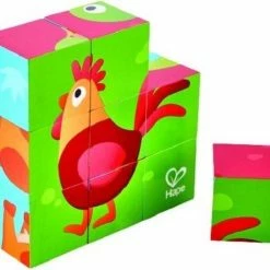 Hape Boerderij Dieren Blokpuzzel -Duurzamer-speelgoed Winkel 550x477 3