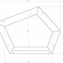 AXI Krijtbord Crooked In Bruin Van Hout - Accessoire Voor Speelhuis Of Speeltoestel -Duurzamer-speelgoed Winkel 550x478 5