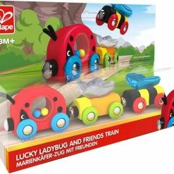 Hape Houten Trein Ladybug 3-delig -Duurzamer-speelgoed Winkel 550x481 2