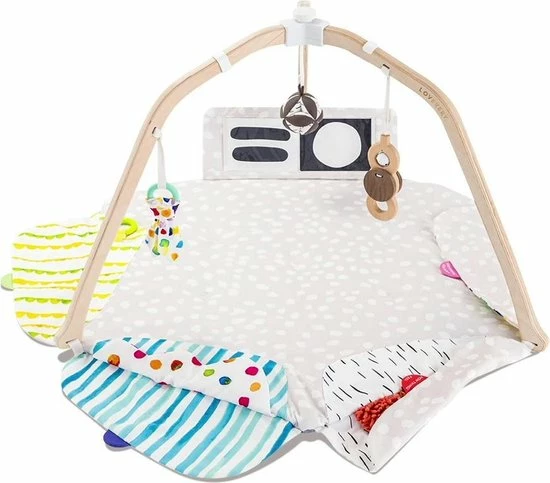 Lovevery Play Gym - Baby Speelgoed 0 Jaar - Babygym Hout - Baby Cadeau - Speelkleed - Duurzaam 2 Lovevery Play Gym - Baby Speelgoed 0 Jaar - Babygym Hout - Baby Cadeau - Speelkleed - Duurzaam - Afbeelding 2