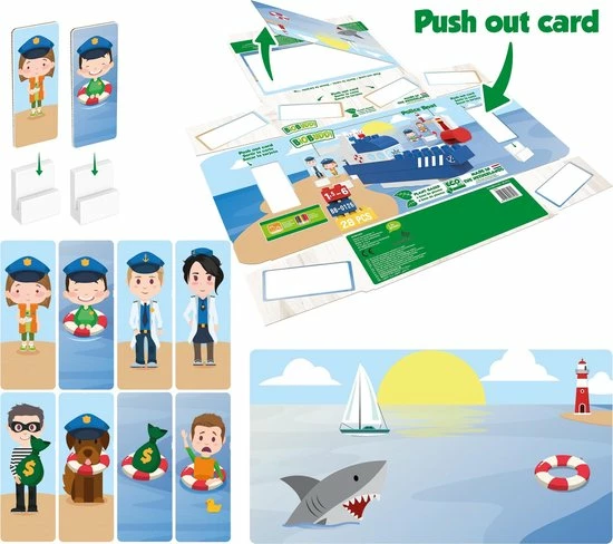 BioBuddi - Town - Police Boat (BB-0126) 5 BioBuddi - Town - Police Boat (BB-0126) - Afbeelding 5