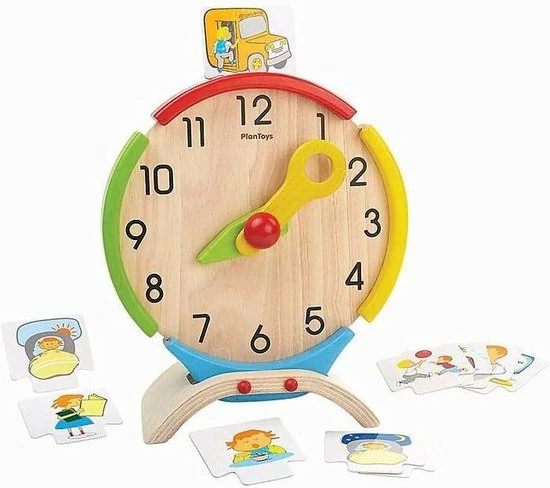 Plantoys Plan Toys Activiteiten Klok Multi Colour 2 Plantoys Plan Toys Activiteiten Klok Multi Colour - Afbeelding 2