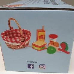 Small Foot Company Small Foot - Picnic Basket With Cuttable Fruits -Duurzamer-speelgoed Winkel 550x498 7