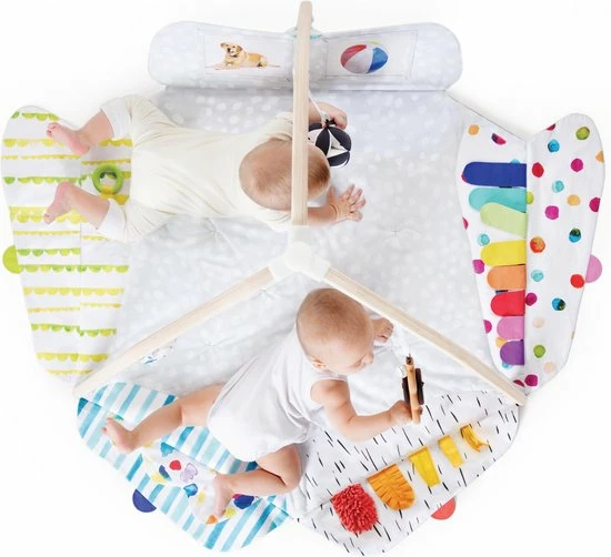 Lovevery Play Gym - Baby Speelgoed 0 Jaar - Babygym Hout - Baby Cadeau - Speelkleed - Duurzaam 7 Lovevery Play Gym - Baby Speelgoed 0 Jaar - Babygym Hout - Baby Cadeau - Speelkleed - Duurzaam - Afbeelding 7
