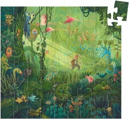 Djeco Silhouette Puzzel Jungle | 54 Pcs 2 Djeco Silhouette Puzzel Jungle | 54 Pcs - Afbeelding 2