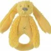 Happy Horse Konijn Richie Rammelaar - Geel - Baby Cadeau