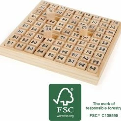 Small Foot Company Small Foot - Houten Leerspel - Leren Vermenigvuldigen -Duurzamer-speelgoed Winkel 550x517 4