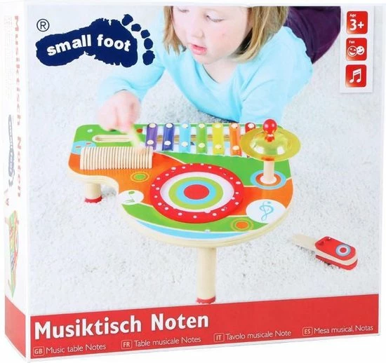 Small Foot Company Small Foot Muziektafel - Speelgoedinstrument 2 Small Foot Company Small Foot Muziektafel - Speelgoedinstrument - Afbeelding 2