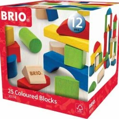 BRIO Gekleurde Blokken 25 Stuks - 30114
