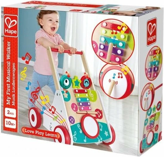 Hape Loopwagen My First Musical Walker 2 Hape Loopwagen My First Musical Walker - Afbeelding 2