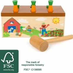 Small Foot Company Small Foot - Houten Hamerbank 'Sesamstraat'