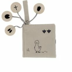 Snoozebaby Ontdek En Doe Boekje Whose Trail - 100% Organic Katoen - Nature Look