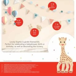Sophie De Giraf Decoratie Set Voor Babyshower Of Feestje -Duurzamer-speelgoed Winkel 550x532 2