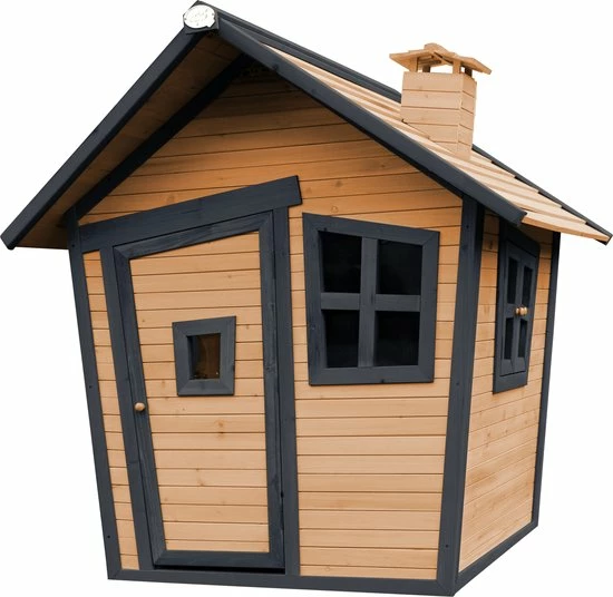 AXI Alice Speelhuis In Bruin/Antraciet - FSC Hout - Speelhuisje Voor De Tuin / Buiten - Tuinhuisje Voor Kinderen - 10 Jaar Garantie! 1 AXI Alice Speelhuis In Bruin/Antraciet - FSC Hout - Speelhuisje Voor De Tuin / Buiten - Tuinhuisje Voor Kinderen - 10 Jaar Garantie!