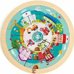 Hape Puzzel Met Beroepenrotonde -Duurzamer-speelgoed Winkel 550x538 3