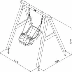 AXI Baby Schommel In Grijs/Wit Met Zitje In Blauw/Geel - FSC Hout - Babyschommel Voor Kindjes Van 9-36 Maanden - Met 4 Grondankers 13 AXI Baby Schommel In Grijs/Wit Met Zitje In Blauw/Geel - FSC Hout - Babyschommel Voor Kindjes Van 9-36 Maanden - Met 4 Grondankers -Duurzamer-speelgoed Winkel 550x538 6
