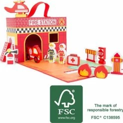Small Foot Company Small Foot Brandweerkazerne 13-delig 18 Small Foot Company Small Foot Brandweerkazerne 13-delig -Duurzamer-speelgoed Winkel 550x542 6