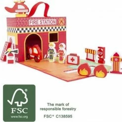 Small Foot Company Small Foot Brandweerkazerne 13-delig 19 Small Foot Company Small Foot Brandweerkazerne 13-delig -Duurzamer-speelgoed Winkel 550x543 5