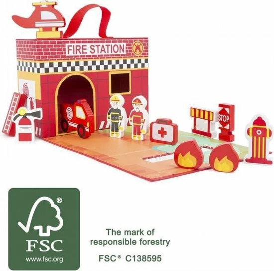 Small Foot Company Small Foot Brandweerkazerne 13-delig 10 Small Foot Company Small Foot Brandweerkazerne 13-delig - Afbeelding 10