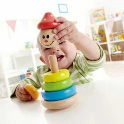 Hape Houten Stapeltoren Clown 16,5 Cm -Duurzamer-speelgoed Winkel 550x545 11