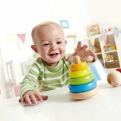 Hape Houten Stapeltoren Clown 16,5 Cm -Duurzamer-speelgoed Winkel 550x549 40