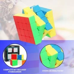 Puzzelkubus ? 2x2, 3x3, 4x4, 5x5 - Extra 3x3 Puzzelkubus - Rubiks Cube - MoYu Speed Cube - Gratis 5x Cubestands - Complete Set 12 Puzzelkubus ? 2x2, 3x3, 4x4, 5x5 - Extra 3x3 Puzzelkubus - Rubiks Cube - MoYu Speed Cube - Gratis 5x Cubestands - Complete Set -Duurzamer-speelgoed Winkel 550x550 1