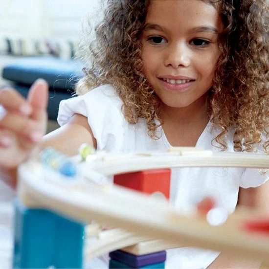 Hape Quadrilla Xcellerator - Houten Knikkerbaan 6 Hape Quadrilla Xcellerator - Houten Knikkerbaan - Afbeelding 6