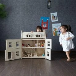 Plantoys Houten Victoriaans Poppenhuis 10 Plantoys Houten Victoriaans Poppenhuis -Duurzamer-speelgoed Winkel 550x550 130