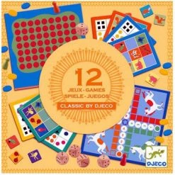 Djeco - Classic Box - 12 Spellen - 4+