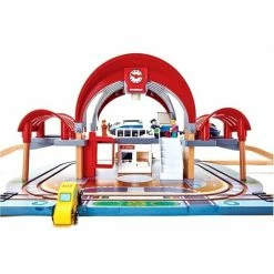 Hape - Grand City Station - Houten Treinset -Duurzamer-speelgoed Winkel 550x550 21