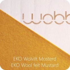 Wobbel - Original - Blank Gelakt Met Vilt - Mosterd (geel) -Duurzamer-speelgoed Winkel 550x550 219