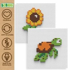 Biobuddi Pixel & Create Bloem En Schildpad BB-2014 -Duurzamer-speelgoed Winkel 550x550 450