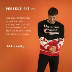 JAP Christmas JAP Foute Kersttrui - Christmas Spirit - Kerstcadeau Volwassenen - Dames En Heren - Kerst - 3XL - Zwart 11 JAP Christmas JAP Foute Kersttrui - Christmas Spirit - Kerstcadeau Volwassenen - Dames En Heren - Kerst - 3XL - Zwart -Duurzamer-speelgoed Winkel 550x550 451