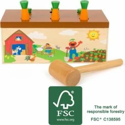 Small Foot Company Small Foot - Houten Hamerbank 'Sesamstraat' 13 Small Foot Company Small Foot - Houten Hamerbank 'Sesamstraat' -Duurzamer-speelgoed Winkel 550x550 458