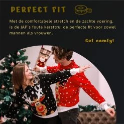 JAP Christmas JAP Foute Kersttrui - Hipster Rendier Met Motieven - Kerst - Dames En Heren - Kerstcadeau - M - Rood 13 JAP Christmas JAP Foute Kersttrui - Hipster Rendier Met Motieven - Kerst - Dames En Heren - Kerstcadeau - M - Rood -Duurzamer-speelgoed Winkel 550x550 46