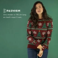JAP Christmas JAP Foute Kersttrui - Christmas Tree - Kerstcadeau Volwassenen - Dames En Heren - Kerst - XL - Donker Rood -Duurzamer-speelgoed Winkel 550x550 508
