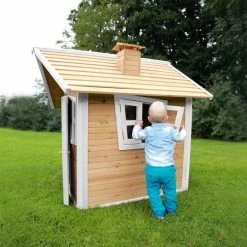 AXI Alice Speelhuis In Bruin/Wit - FSC Hout - Speelhuisje Voor De Tuin / Buiten - Tuinhuisje Voor Kinderen - 10 Jaar Garantie! -Duurzamer-speelgoed Winkel 550x550 548