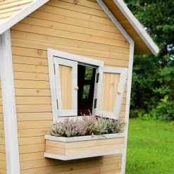 AXI Alice Speelhuis In Bruin/Wit - FSC Hout - Speelhuisje Voor De Tuin / Buiten - Tuinhuisje Voor Kinderen - 10 Jaar Garantie! -Duurzamer-speelgoed Winkel 550x550 555