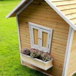 AXI Alice Speelhuis In Bruin/Wit - FSC Hout - Speelhuisje Voor De Tuin / Buiten - Tuinhuisje Voor Kinderen - 10 Jaar Garantie! -Duurzamer-speelgoed Winkel 550x550 558